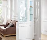 最新78平现代小户型隔断鞋柜装饰效果图片