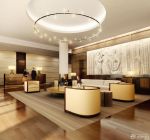 快捷酒店大堂浮雕背景墙设计效果图片