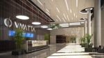 2025最新快捷酒店大堂背景墙设计效果图欣赏