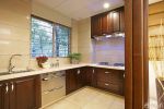 65平房子厨房美式实木家具装修实景图欣赏