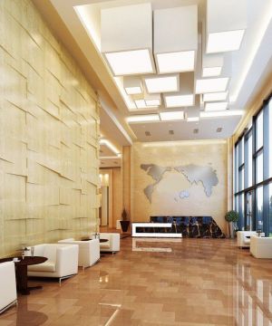 2025最新快捷酒店大堂艺术背景墙设计样板大全