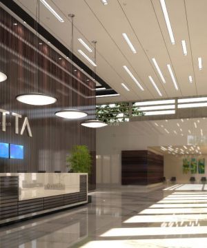 2025最新快捷酒店大堂背景墙设计效果图欣赏