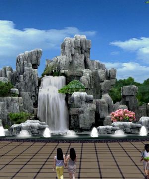 2023假山喷泉设计图片大全