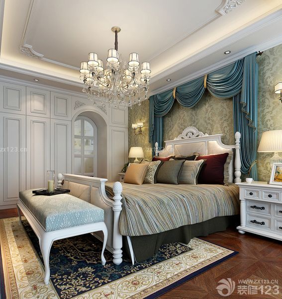 2025卧室水晶吊灯设计效果图