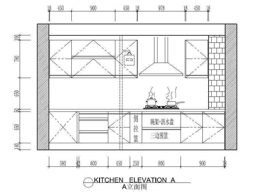 2025经典橱柜设计图纸平面图