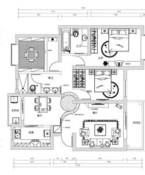2023最新房屋室内格局橱柜设计图纸