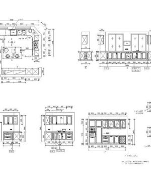 详细橱柜设计图纸大全