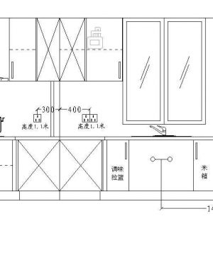 最新橱柜立面图设计图纸