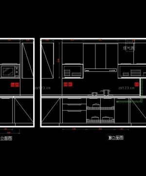 2025最新简约风格橱柜设计图纸