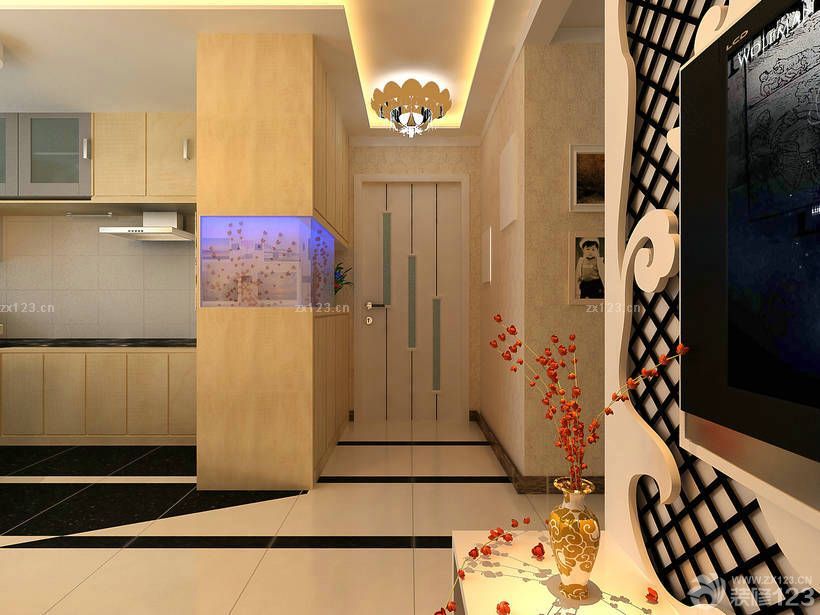 2025进门玄关白色门装修案例