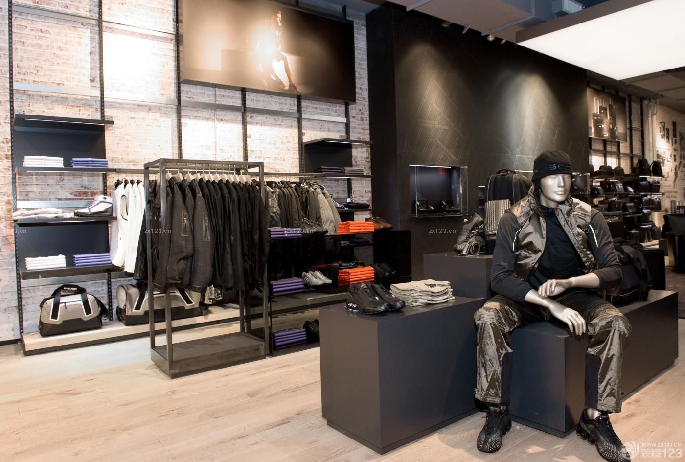商场男装店面装修效果图片大全