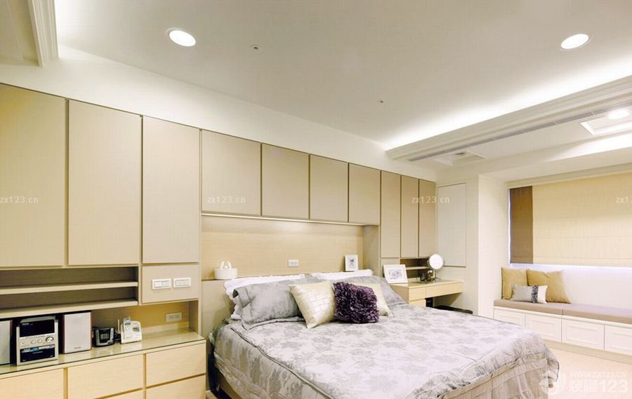 日式室内床头柜装修设计图片大全