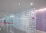公共卫生间玻璃砖隔断设计图片大全