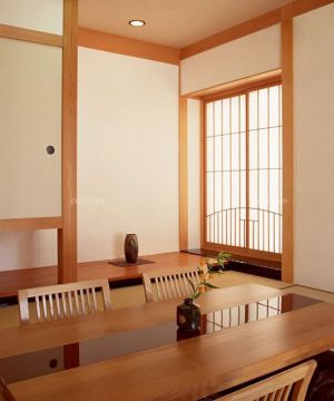 新美式实木家具方餐桌休闲区实木门设计图片大全