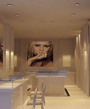 商场专柜玻璃展示柜设计效果图片