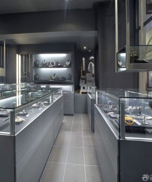 最新商场专柜玻璃展示柜设计效果图片大全