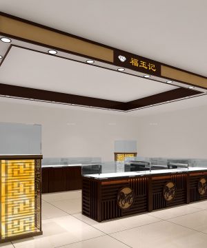 商场玻璃展示柜设计图片大全2025