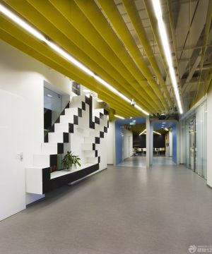 大型写字楼办公室吊顶装修案例大全