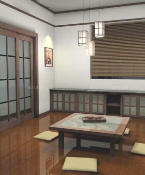 日式家装客厅室内装修设计案例大全2023
