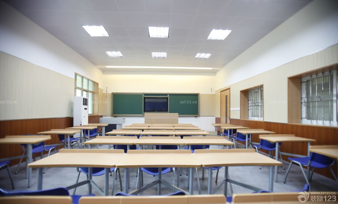 2025简约风格教室布置设计图片