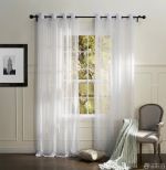 现代简欧风格客厅飘窗日韩窗帘图片大全