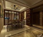2023最新中式餐厅实木博古架设计图
