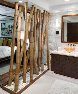 最新家装混搭风格室内隔断设计图片欣赏