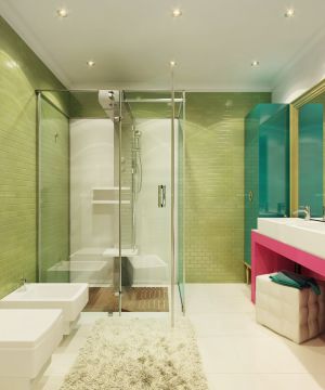 最新现代风格宾馆欧式卫浴装修样板图