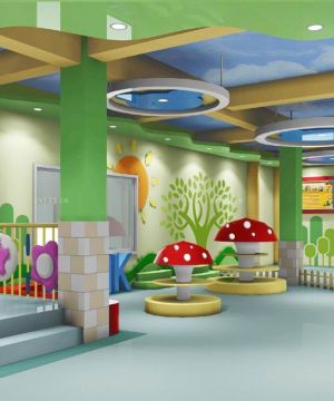 2025幼儿园走廊墙饰装修效果图