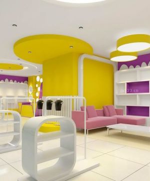 2025童装店特色吊顶效果图