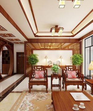 明清古典家具家装客厅设计案例大全2025