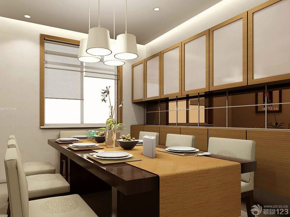 最新日式风格餐厅装修设计效果图欣赏