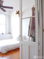 美式简约风格房屋学生公寓床设计效果图片