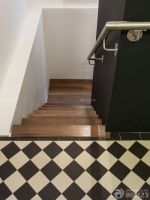 时尚简约风格室内铁艺楼梯扶手设计图片