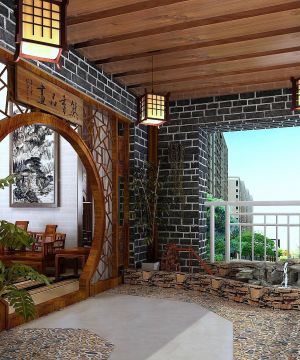 2025古典主义风格中式入户花园装修案例大全
