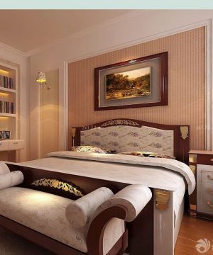 东南亚大床卧室房屋装修设计效果图欣赏