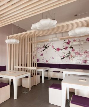 2023最新现代简约创意风格日式餐厅设计图