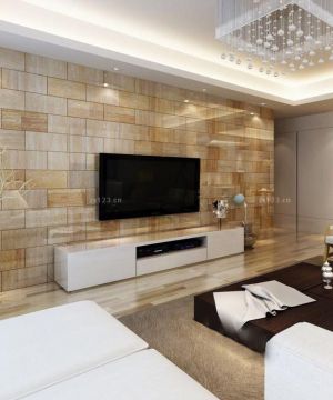 2025现代客厅家装电视墙设计图片