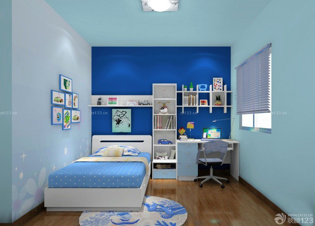 2023小户型儿童房设计现代风格颜色搭配效果图