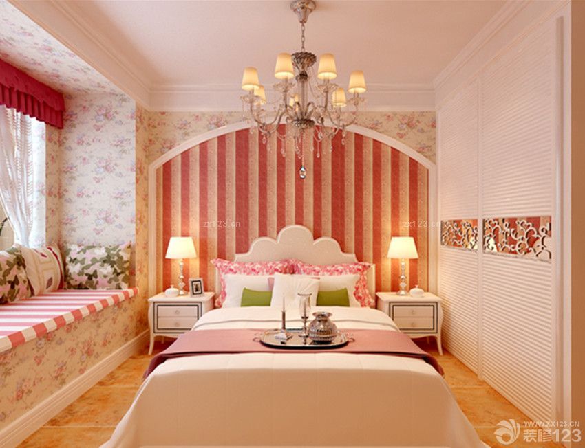 女生卧室飘窗改造设计效果图