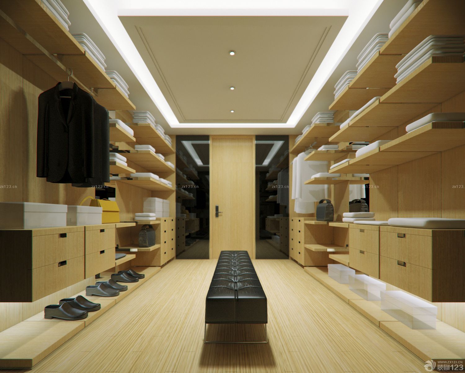 2025超大中式衣帽间摆设图欣赏