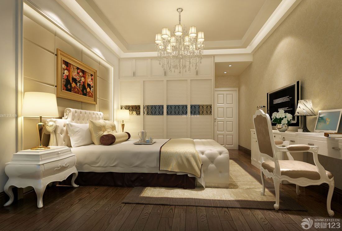 2020家装主卧室衣柜柜门装修效果图片