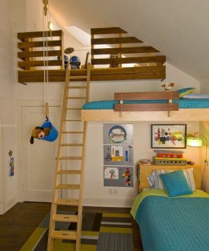 现代简约风格小户型儿童房设计图片
