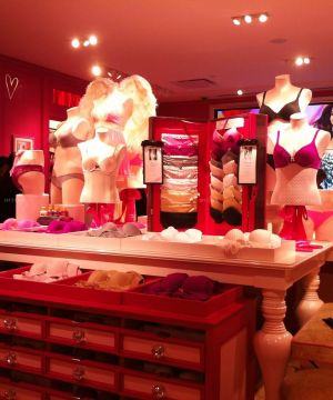 2025高档内衣店收纳柜设计效果图