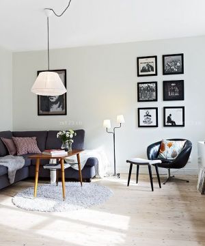 144平米房屋客厅小户型转角布艺沙发设计图效果图片大全