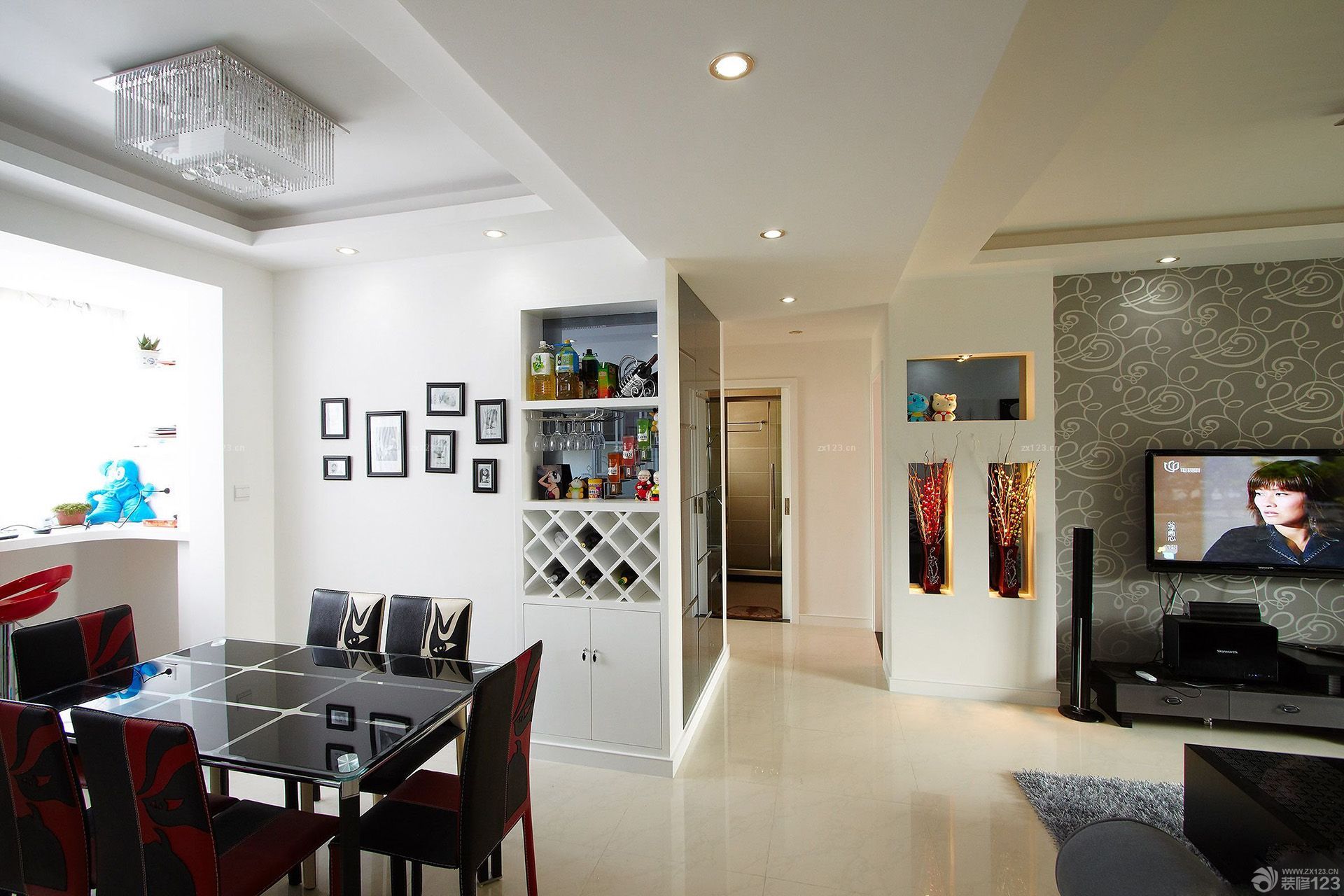 普通家庭家装过道吊顶装修效果图大全