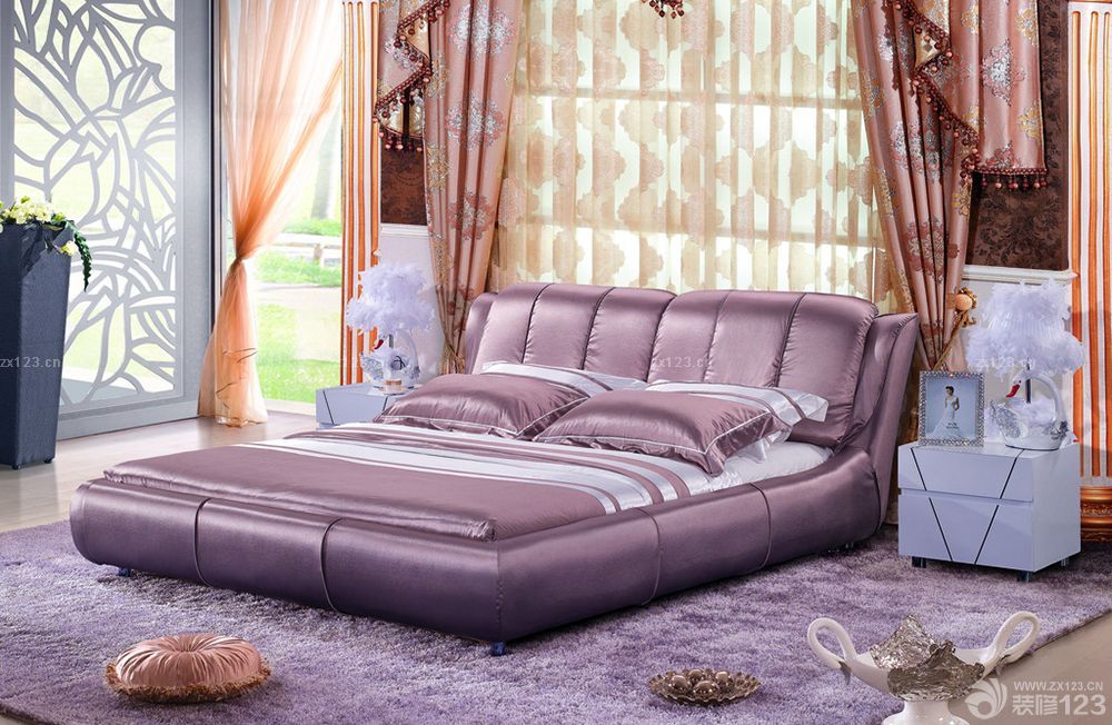 简欧风格主卧室法式宫廷床装修效果图片