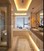 2025式简约风格洗手间装修样板间