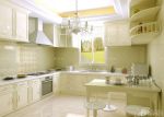 2023简欧风格开放式厨房白色欧派橱柜设计图片
