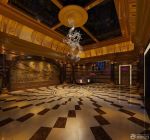 ktv大厅艺术吊灯装修设计效果图片大全